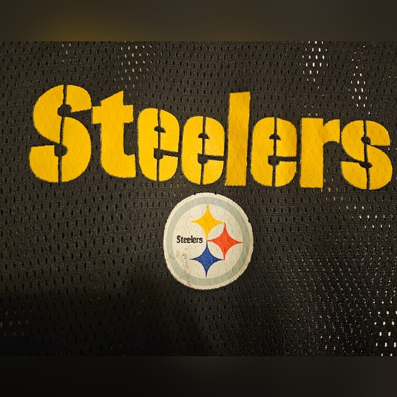 Pittsburgh Steelers Kids mesh t-shirt.  Size:M. - Picture 3 of 6